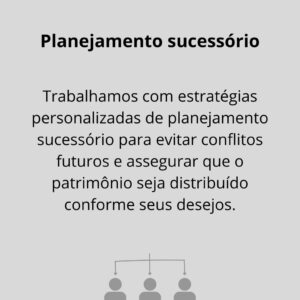 Serviço direito sucessório oferecido por Edna Christe Advocacia.