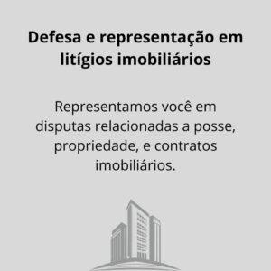 Serviço direito imobiliário oferecido por Edna Christe Advocacia.