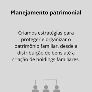 Serviço direito sucessório oferecido por Edna Christe Advocacia.