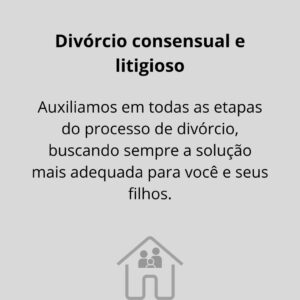 Serviço direito de família oferecido por Edna Christe Advocacia.